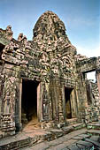 Angkor Thom - Bayon temple, second enclosure, corner tower east side 